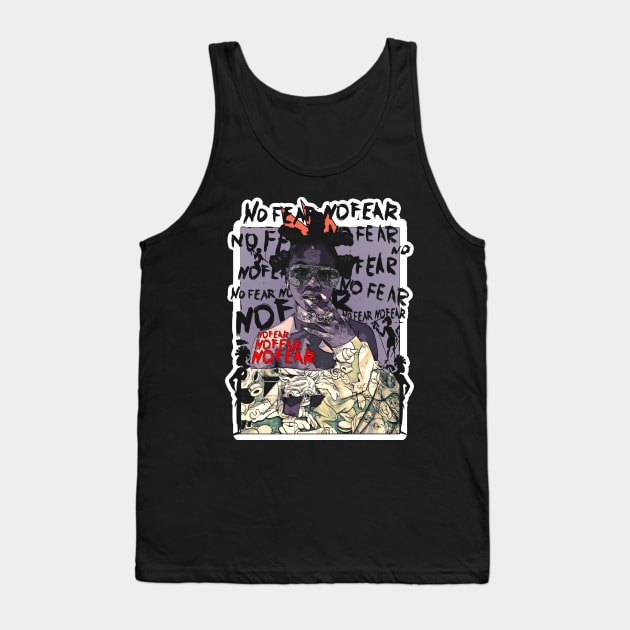 Bantu No Fear Tank Top by Glass Table Designs